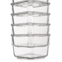 Organizer per cassetto del bagno CUBE - 8 scomparti / Trasparente