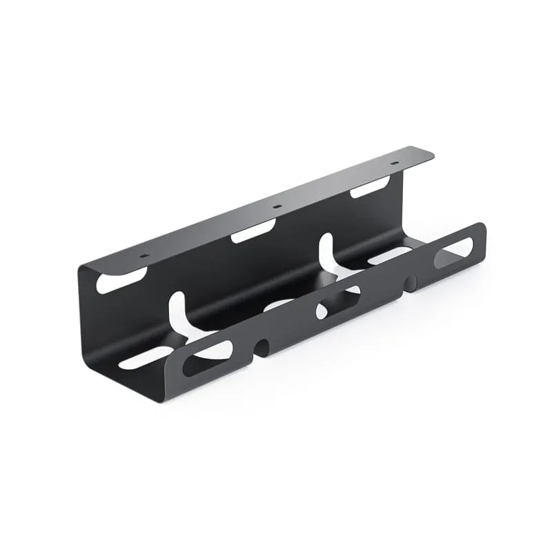 Portacavi da scrivania AURO 420 mm / Nero opaco