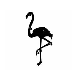 Appendiabiti da parete FLAMINGO / Nero opaco