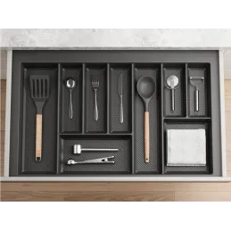 Portaposate CRISTALL superficie antiscivolo / Antracite