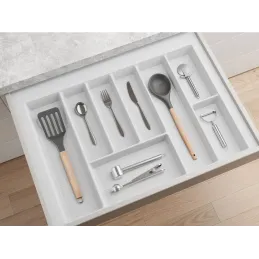 Portaposate CRISTALL con superficie antiscivolo / Bianco