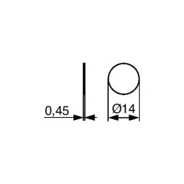 Copertura autoadesiva / Nera liscia 100