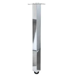 Gamba da tavolo MODERNA 60x60 / Cromo lucido