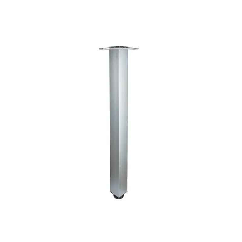 Gamba per tavolo MODERNA 60x60 / Cromo opaco