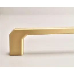 Maniglia BIANCA / Oro opaco