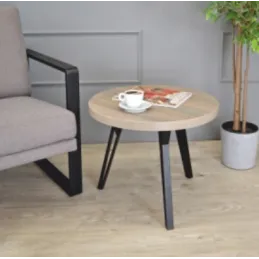 Set di 4 gambe di design per tavolino da caffè OSAKA COFFEE / Nero opaco