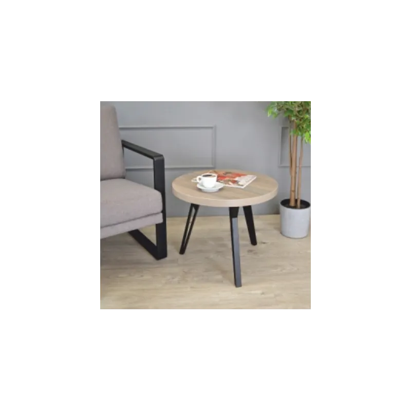 Set di 4 gambe di design per tavolino da caffè OSAKA COFFEE / Nero opaco