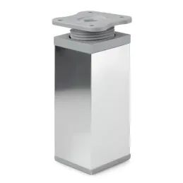 Gamba per mobile LEX / Cromo lucido - grigio