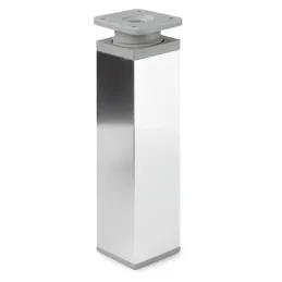 Gamba per mobile LEX / Cromo lucido - grigio