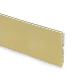 Zoccolo da cucina in plastica PLASLINE / Oro spazzolato