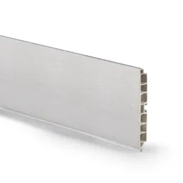 Zoccolino da cucina in plastica PLASLINE / Alluminio spazzolato
