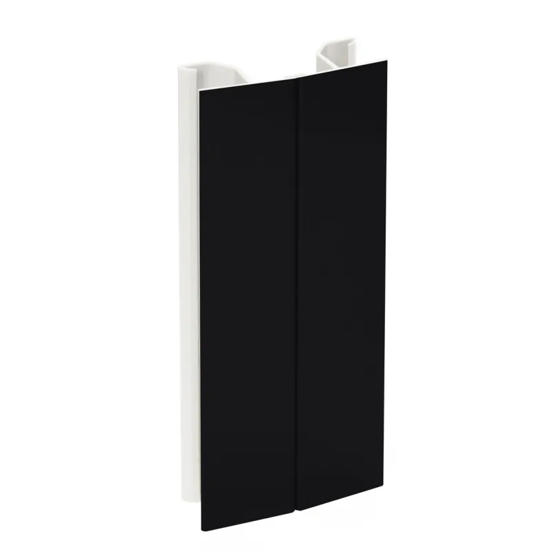 Raccordo flessibile per zoccolo PLASLINE / Nero opaco
