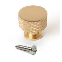 Pomolo a bottone ARGOS / Oro opaco
