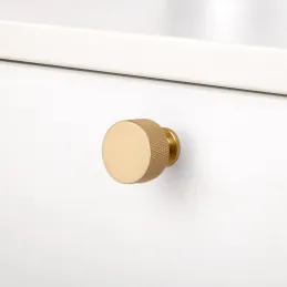 Pomolo a bottone ARGOS / Oro opaco