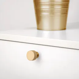 Pomolo a bottone ARGOS / Oro opaco