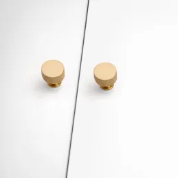 Pomolo a bottone ARGOS / Oro opaco
