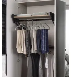 Appendino estraibile CONERO TOP Kessebohmer con ripiano / Nero