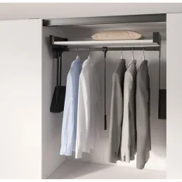 Appendino estraibile CONERO TOP Kessebohmer con ripiano / Nero