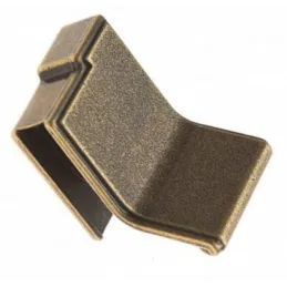 Maniglia per porta in vetro UNION senza foratura / Ottone patinato