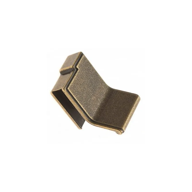 Maniglia per porta in vetro UNION senza foratura / Ottone patinato