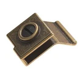 Maniglia per porta in vetro UNION senza foratura / Ottone patinato