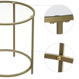 Tavolino da salotto REGALO LUX Mini / Oro opaco