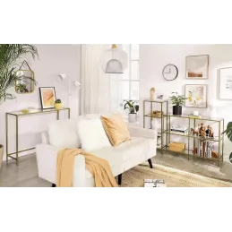 Comò in metallo REGALO LUX / Oro opaco