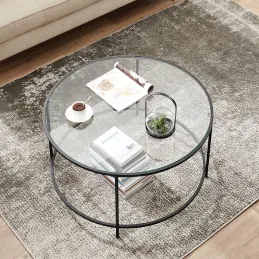 Tavolino da salotto REGALO LUX / Nero opaco