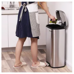 Pattumiera STING con pedale 30 L / Acciaio inox