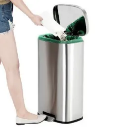 Pattumiera STING con pedale 30 L / Acciaio inox