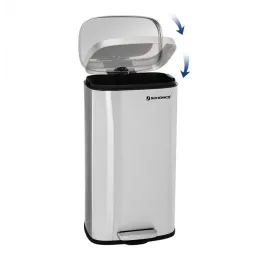Pattumiera STING con pedale 30 L / Acciaio inox