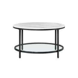 Tavolino da salotto REGALO MARBLE / Nero opaco