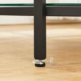 Tavolino da salotto REGALO MARBLE / Nero opaco