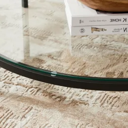 Tavolino da salotto REGALO MARBLE Mini / Nero opaco