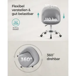 Sedia da ufficio DIANA / Grigio