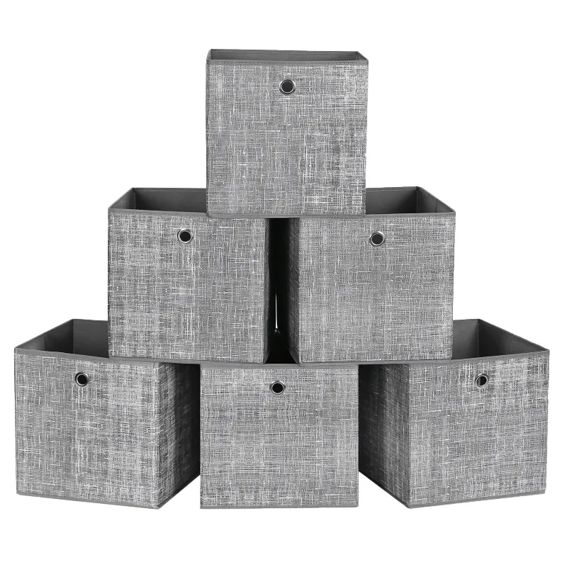 Set da 6 contenitori portaoggetti ALAMO HOME / Grigio