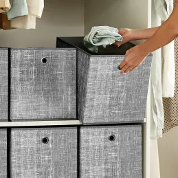 Set da 6 contenitori portaoggetti ALAMO HOME / Grigio