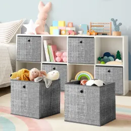 Set da 6 contenitori portaoggetti ALAMO HOME / Grigio