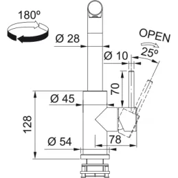 Batteria Franke FN 0143.031 / Cromata