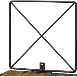 Mensola angolare REGALO SHELF / Nero opaco - legno vintage