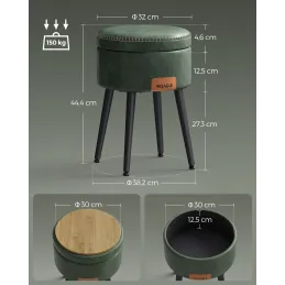 Pouf EMPORIO / Verde pastello