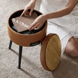 Sgabello EMPORIO / Marrone chiaro