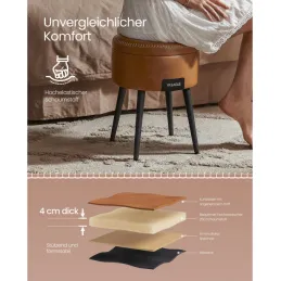 Sgabello EMPORIO / Marrone chiaro