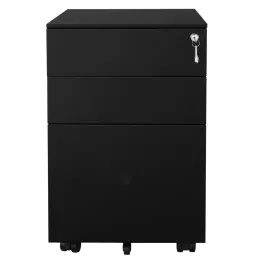 Cassettiera da ufficio su ruote GARDO 390 / Nera