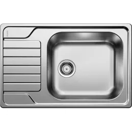 Set lavello in acciaio inox Blanco DINAS XL 6 S Compact + miscelatore MILA / Cromo lucido