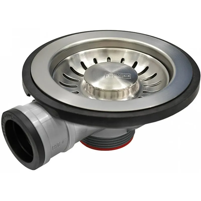Valvola a cestello 3 1/2 per lavelli Franke in acciaio inox / Cromo