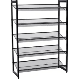 Portascarpe METALO XL / Nero opaco