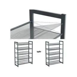 Portascarpe METALO XL / Nero opaco