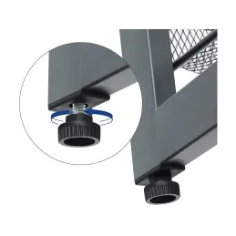 Portascarpe METALO XL / Nero opaco