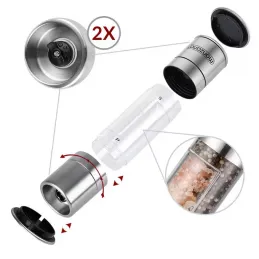 Macinino in ceramica 2 in 1 per sale e pepe / Acciaio inox